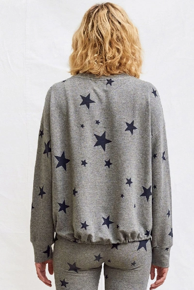 Sundry Stars Cinched Sweatshirt In Grey
