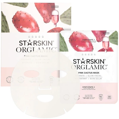 Shop Starskin Orglamic Pink Cactus Oil Mask Hydrate + Glow Facial 0.9 oz