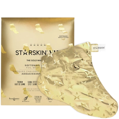 Shop Starskin Vip The Gold Mask Foot Softening Luxury Foil Mask Socks