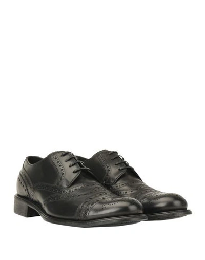 Shop Dolce & Gabbana Lace-up Shoes In Black