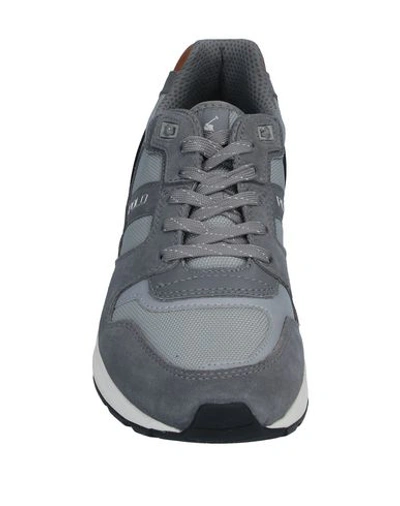 Shop Polo Ralph Lauren Sneakers In Grey