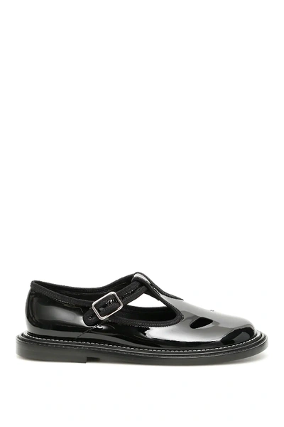 Shop Burberry Alannis T-bar Shoes In Black