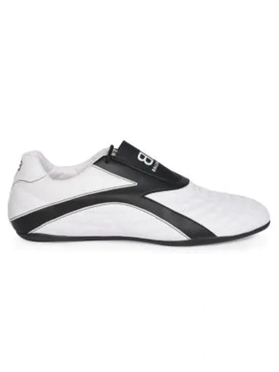 Shop Balenciaga Zen Sneakers In White Black