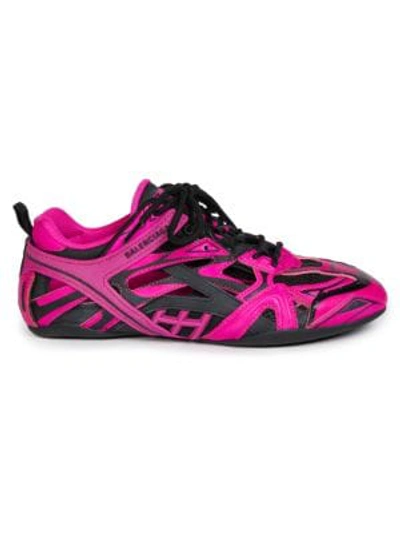 Shop Balenciaga Women's Drive Sneakers In Pink Black