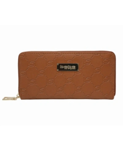 Shop Bebe Alana Wallet In Cognac