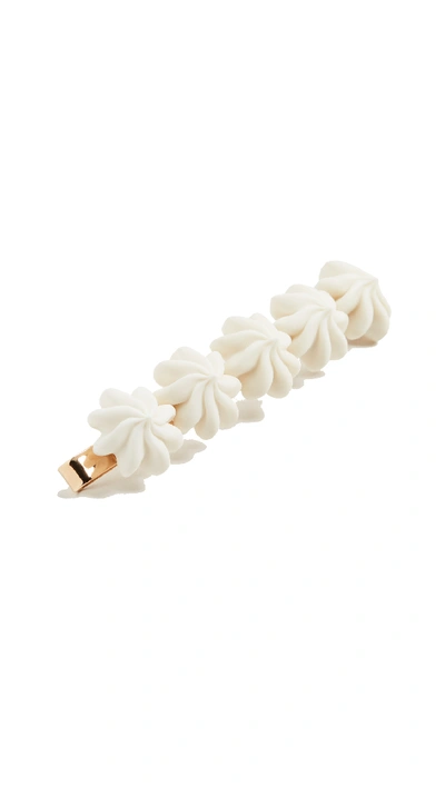 Shop The Marc Jacobs The Meringue Barrette Clip In White