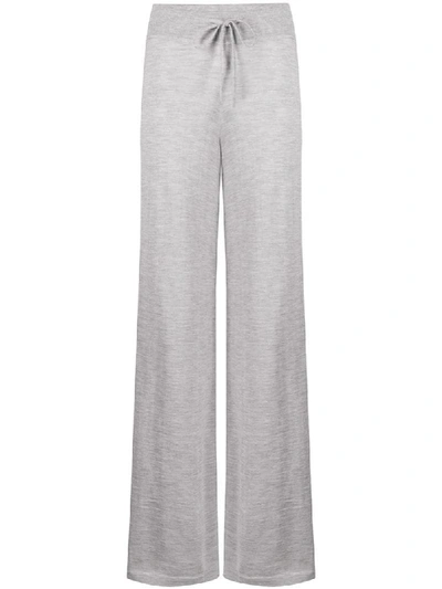 Shop Malo Drawstring Track Trousers In Grey