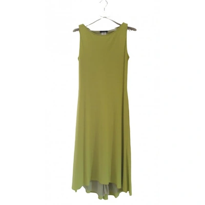 Pre-owned Versace Jeans Mid-length Dress In Green