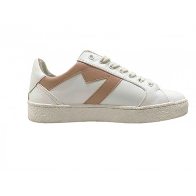 Pre-owned Maje White Leather Trainers