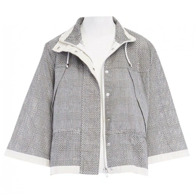 Pre-owned Sacai Jacket In Grey