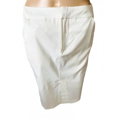 Pre-owned Won Hundred Mid-length Skirt In White