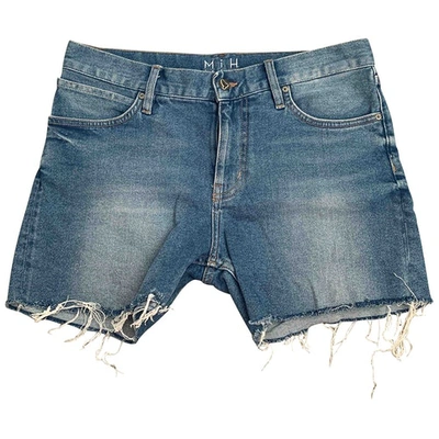 Pre-owned M.i.h. Jeans Blue Denim - Jeans Shorts
