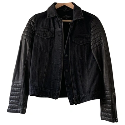 Pre-owned Allsaints Black Leather Jacket