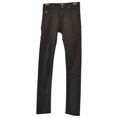 Pre-owned Vivienne Westwood Anglomania Slim Jeans In Black