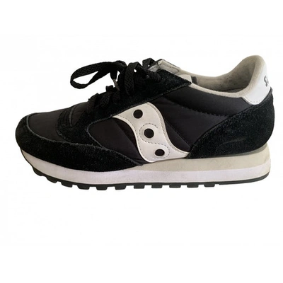 Pre-owned Saucony Black Cloth Trainers