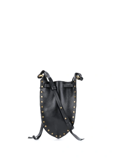 Shop Isabel Marant Radji Leather Bucket Bag In Black