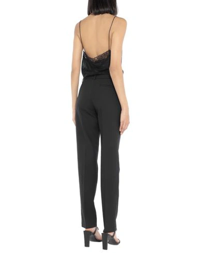 Shop Philosophy Di Lorenzo Serafini Woman Jumpsuit Black Size 8 Polyester, Virgin Wool, Polyamide