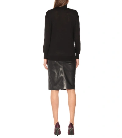 Shop Tom Ford Cashmere And Silk Turtleneck Sweater In Black