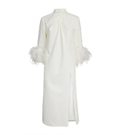 Shop 16arlington Fujiko Feather-trim Dress