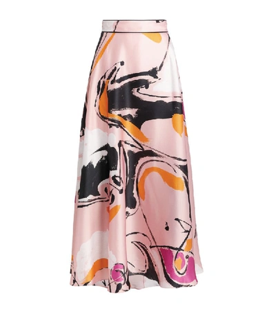 Shop Roksanda Colvin Printed Midi Skirt