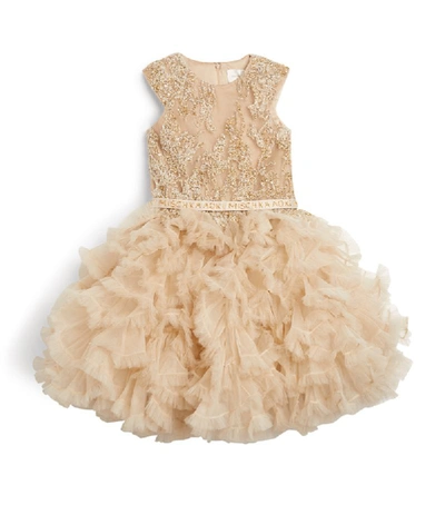 Shop Mischka Aoki Sequinned Tulle Dress (4-12 Years)