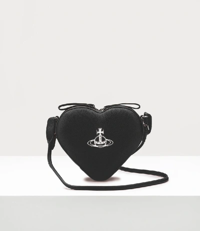 Women's Vivienne Westwood Black Louise Heart Crossbody Bag – ODs Designer  Clothing