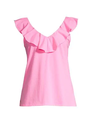 lilly pulitzer ruffle top