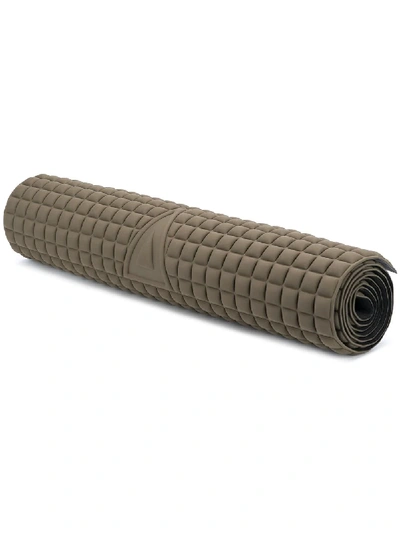 Shop No Ka'oi Pebbled-effect Triangle Yoga Mat In Green