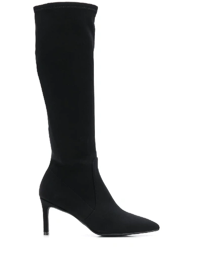 Shop Stuart Weitzman Stiletto Knee-high Boots In Black