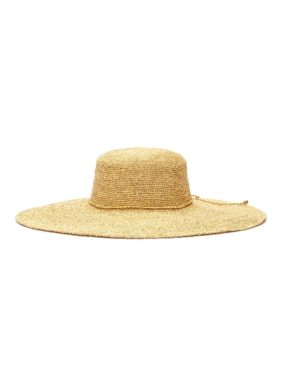 Shop Sensi Studio Lady Ibiza Toquilla Straw Hat In Brown