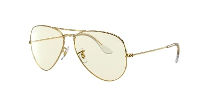 Ray Ban Unisex Evolve Photochromatic Glasses, Rb3025 In Clear Photochromic Grey