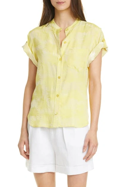 Shop Equipment Narses Palm Jacquard Top In Yellow