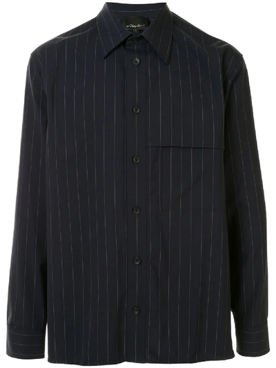 Shop 3.1 Phillip Lim / フィリップ リム Pinstriped Oversized Shirt In Blue