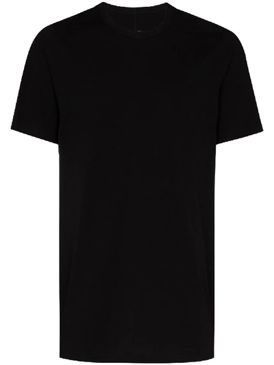 Rick Owens Crew-neck Cotton T-shirt In Black