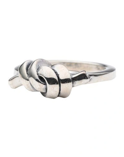 Shop Nove25 Knot Fine Woman Ring Silver Size 8.5 925/1000 Silver
