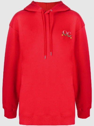 Shop Opening Ceremony Phone Ring Oversized Hoodie In Red