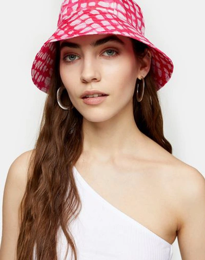 Shop Topshop Hats In Pink