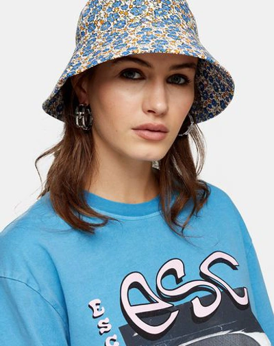 Shop Topshop Hats In Blue