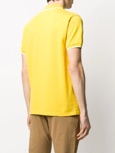 Shop Kenzo Tiger Polo Shirt In Yellow