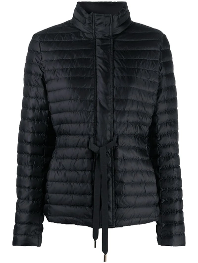 Michael Michael Kors Drawstring-waist Padded Jacket In Black