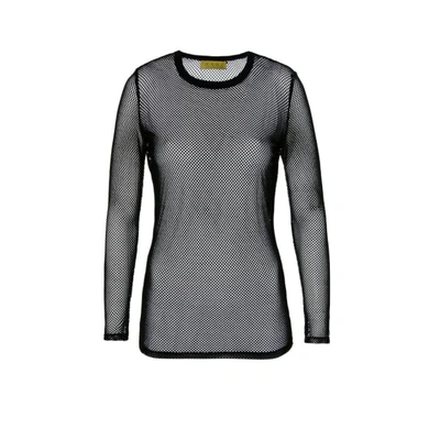 Aggi By Halewski Blouse Brittany Black Shadow In Shadow