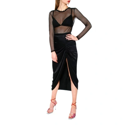 Aggi By Halewski Blouse Brittany Black Shadow In Shadow