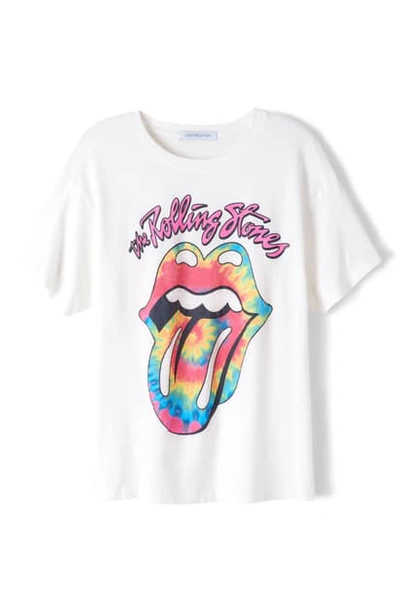 Shop Daydreamer The Rolling Stones Graphic Tee In Vintage White