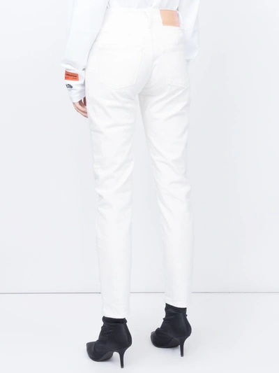 Shop Acnestudios White Jeans