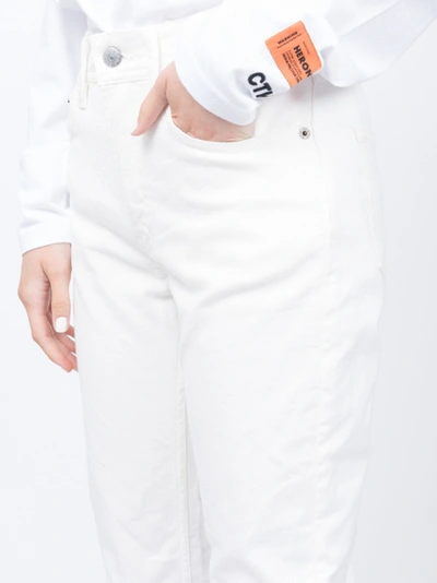 Shop Acnestudios White Jeans