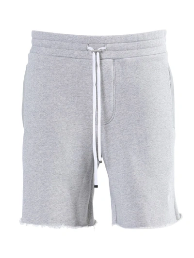 Shop Amiri Core Sweat Shorts In Grey
