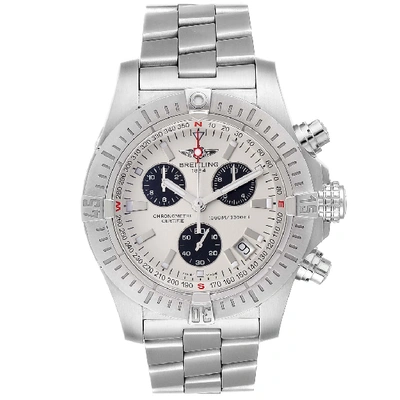 Shop Breitling Avenger Seawolf Silver Dial Mens Watch A73390 Box Papers In Not Applicable