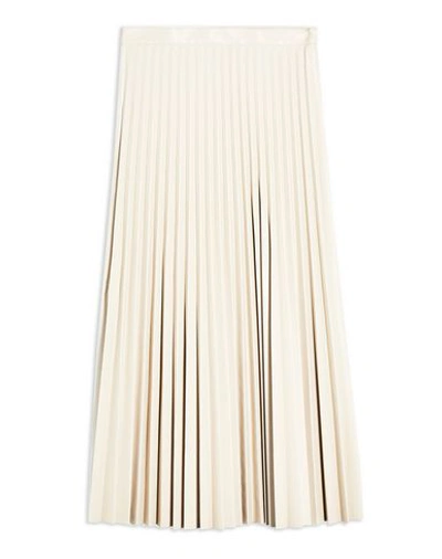 Shop Topshop 3/4 Length Skirts In Beige