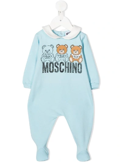 MOSCHINO LOGO PRINT BABYGROW 