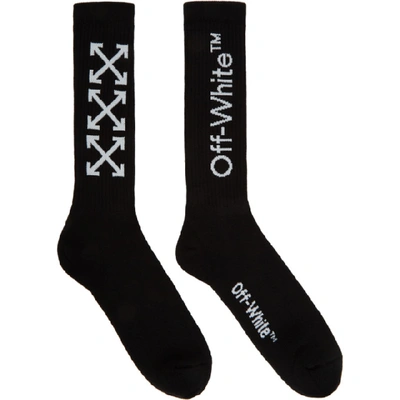 Shop Off-white Black Arrows Socks In Black/white